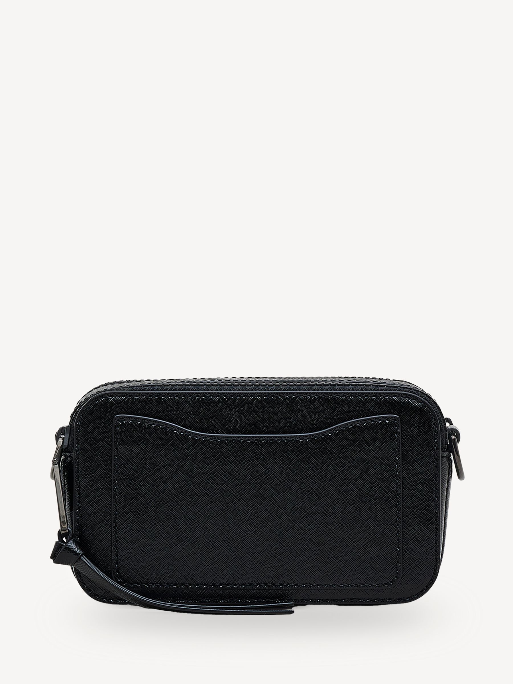 新品未使用✨MARC JACOBS the cross body bag 黒 Snapshot leather crossbody bag Marc Jacobs Black in Leather
