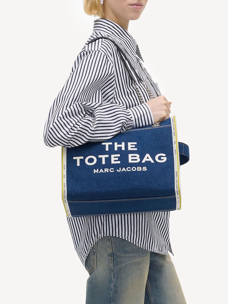 Marc Jacobs Blue Medium The Tote - Image 2 of 8