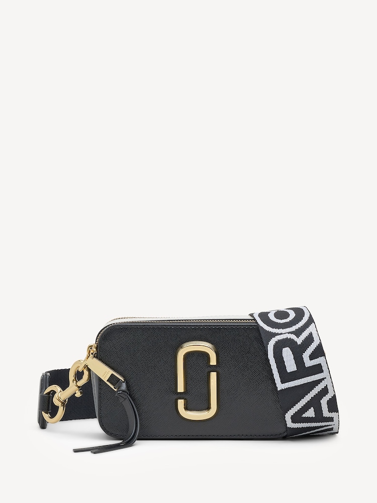 Marc Jacobs Black/Gold The Snapshot Cross-Body Bag - Image 1 of 8