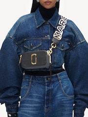 Marc Jacobs Black/Gold The Snapshot Cross-Body Bag - Image 2 of 8