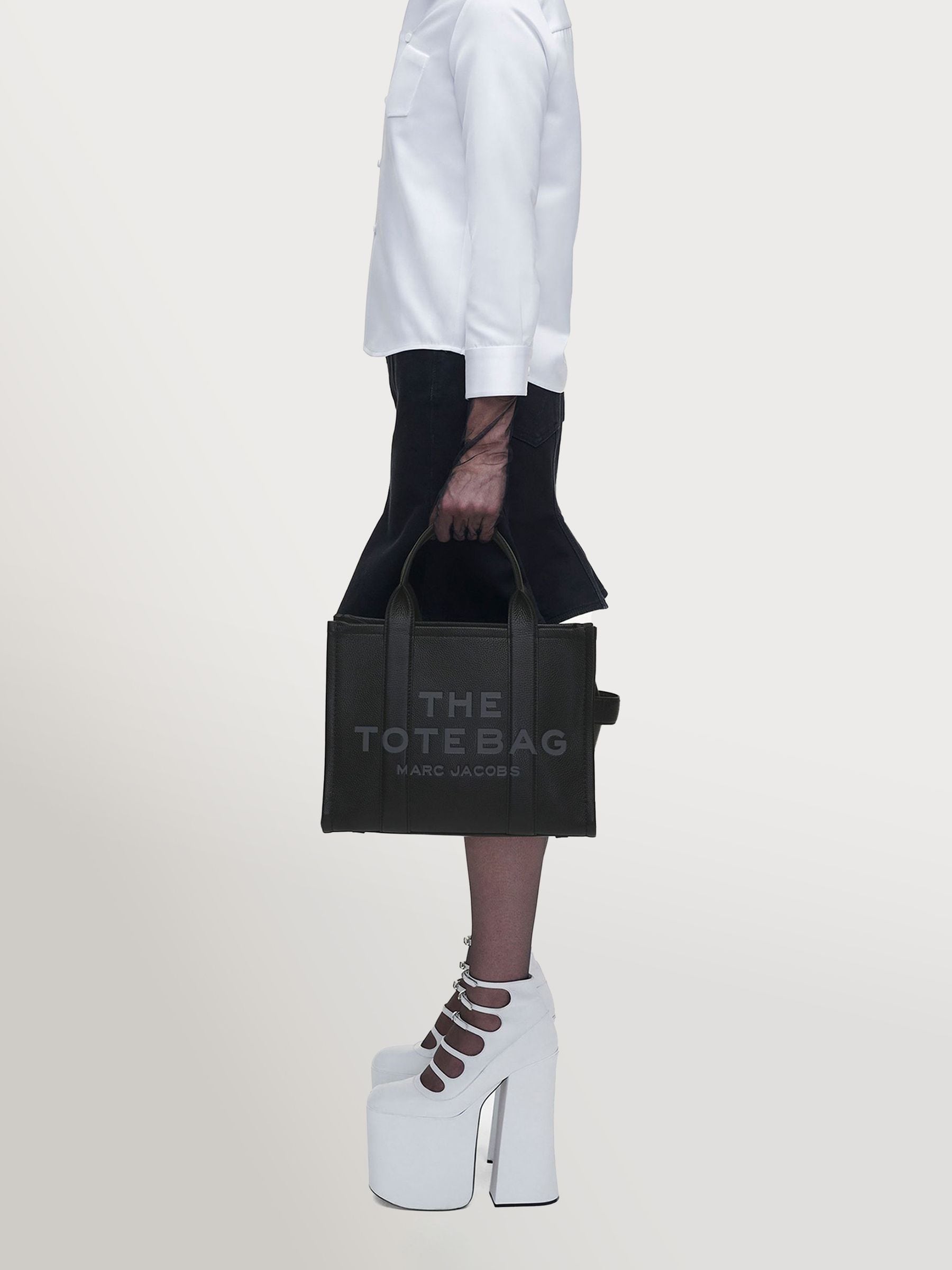 Marc Jacobs Black Medium The Tote Bag | Seasons