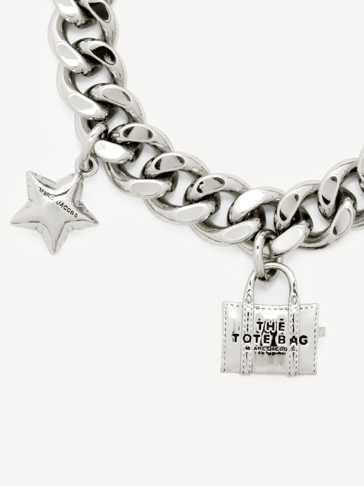 Marc Jacobs Silver Mini Icon Charm Bracelet - Image 2 of 5