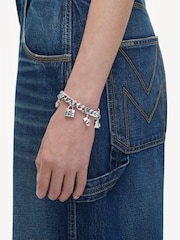 Marc Jacobs Silver Mini Icon Charm Bracelet - Image 4 of 5