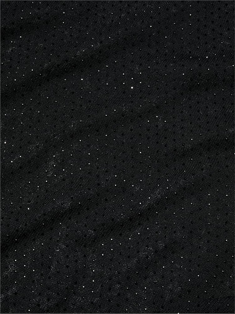 Victoria's Secret Black Diamante Knit Cover Up Midi Dress - Image 4 of 4