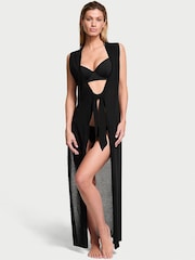 Zwart - Victoria's Secret maxi-tuniek met strik - Image 1 of 3