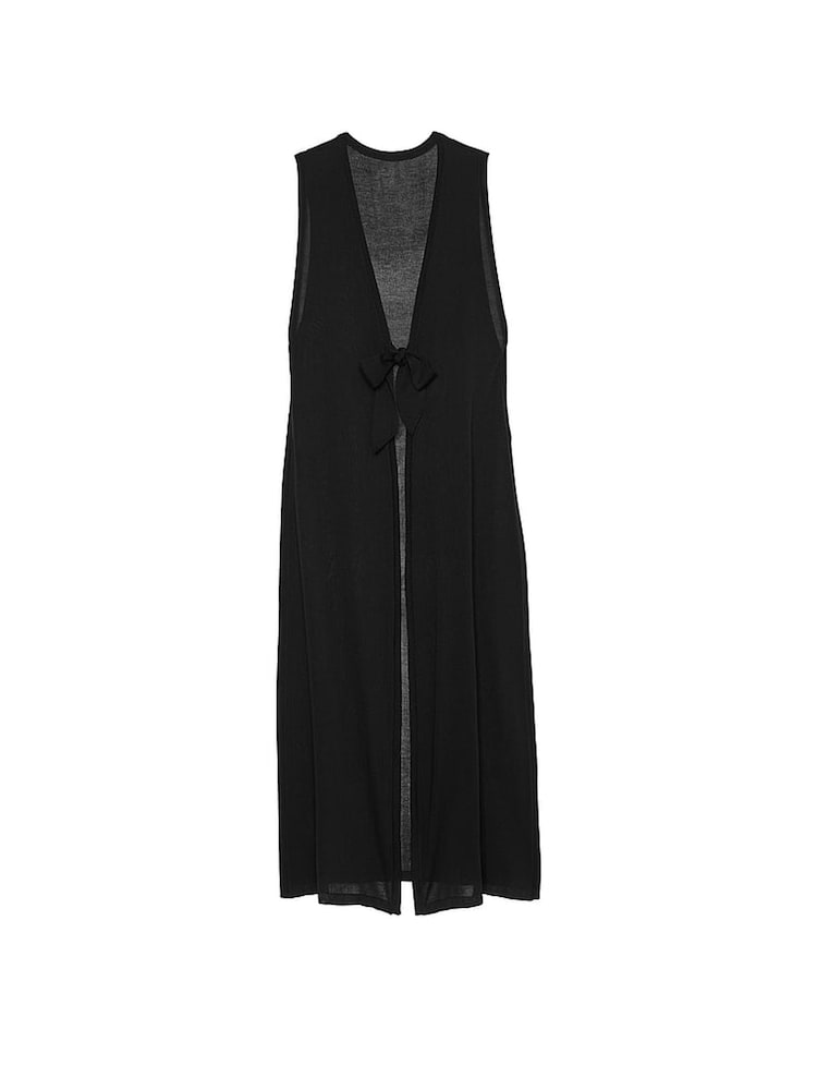 Zwart - Victoria's Secret maxi-tuniek met strik - Image 3 of 3