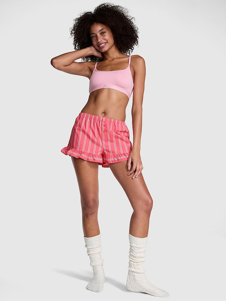 Victoria's Secret PINK Double Bubble Pink Short Pyjama Bottoms - Image 1 of 3