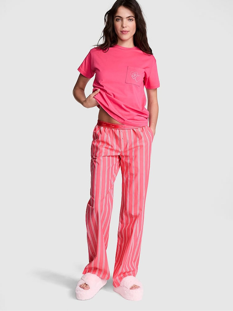 Victoria's Secret PINK Double Bubble Pink Pyjama Trousers - Image 1 of 3