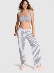 Victoria's Secret PINK White Stripes Pyjama Trousers - Image 1 of 1