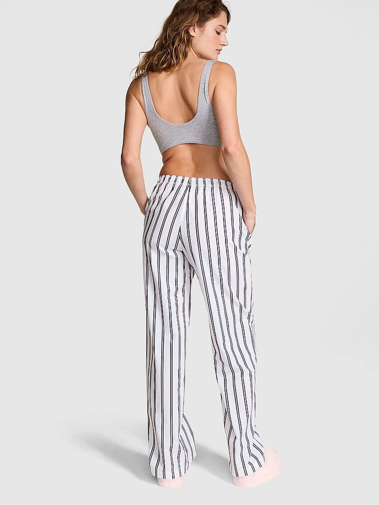 Victoria's Secret PINK White Stripes Pyjama Trousers - Image 2 of 4