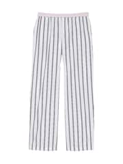 Victoria's Secret PINK White Stripes Pyjama Trousers - Image 4 of 4