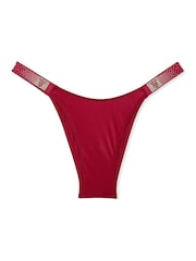 Lakrood - Victoria's Secret slipje met verspreide glinsterende bandjes - Image 4 of 5