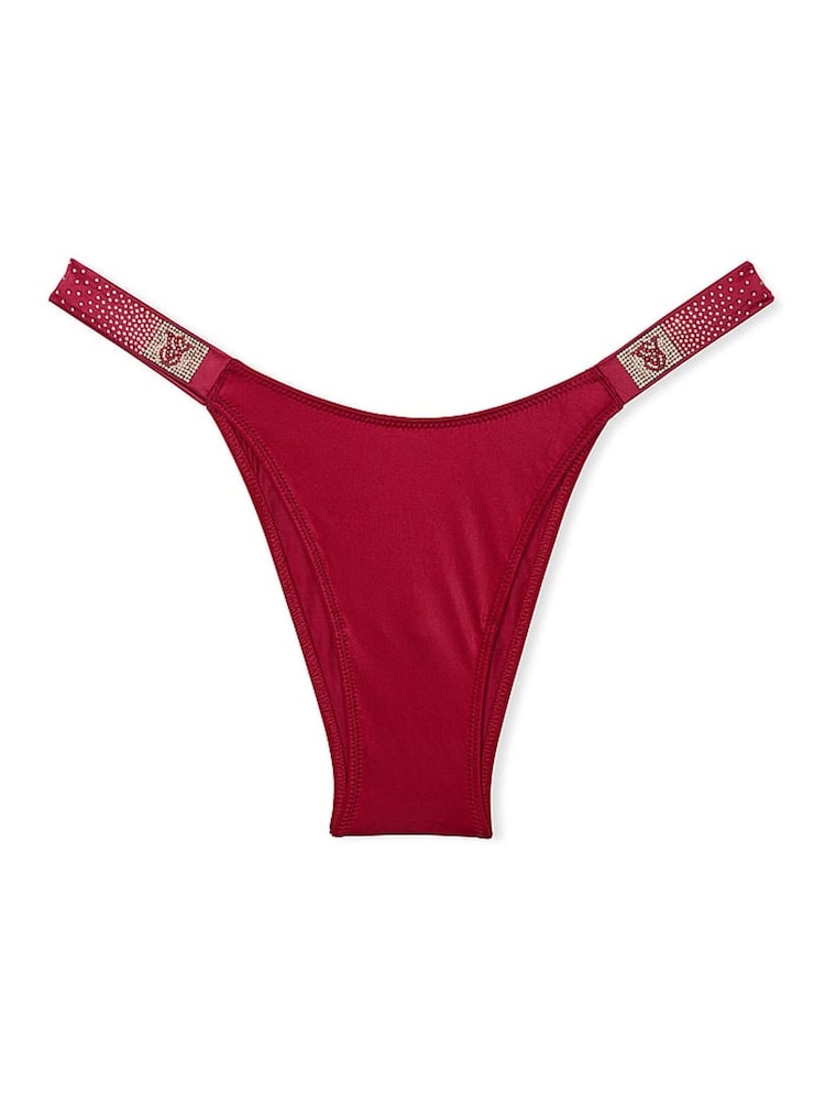 Lakrood - Victoria's Secret slipje met verspreide glinsterende bandjes - Image 4 of 5