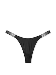Zwart - Victoria's Secret slipje met verspreide glinsterende bandjes - Image 3 of 3