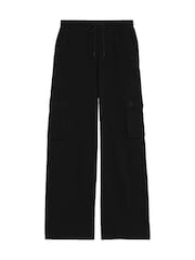 Victoria's Secret PINK Black Cargo Joggers - Image 2 of 3