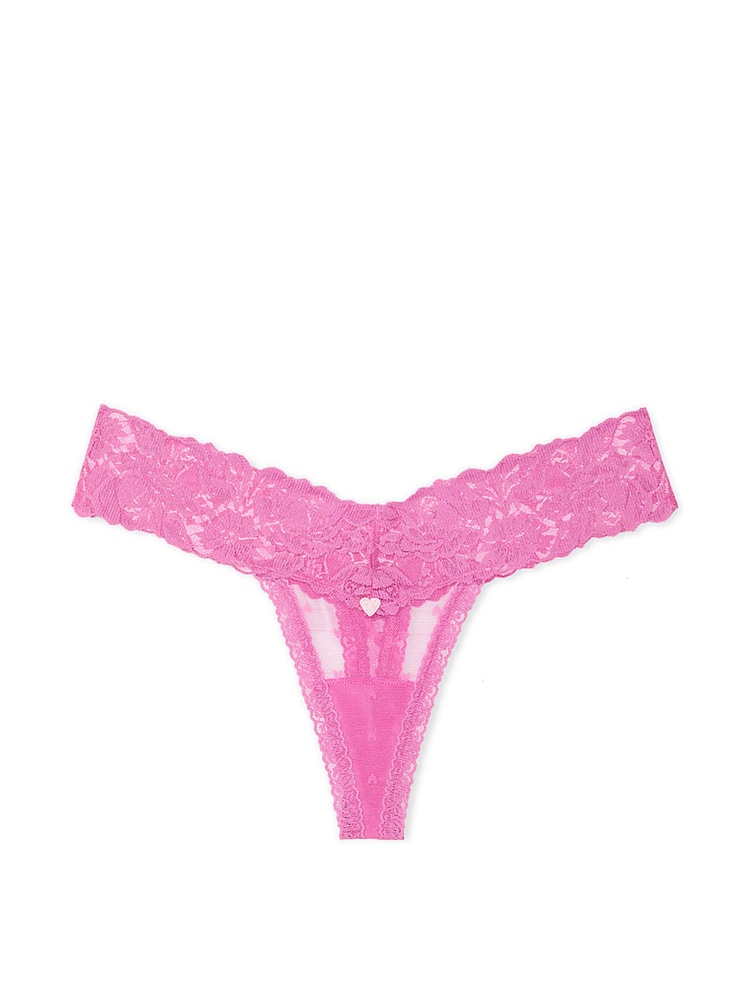 Victoria's Secret New Peony Pink Thong Knickers - Image 1 of 1