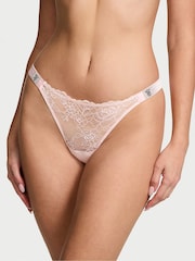 Angel roze - Victoria's Secret kanten slip met verspreide glinsterende bandjes - Image 1 of 3