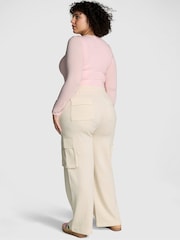Victoria's Secret PINK White Shell Cargo Joggers - Image 2 of 3
