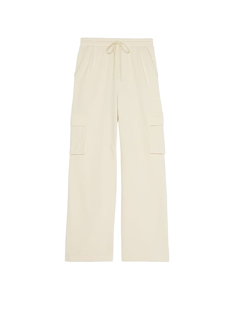 Victoria's Secret PINK White Shell Cargo Joggers - Image 3 of 3