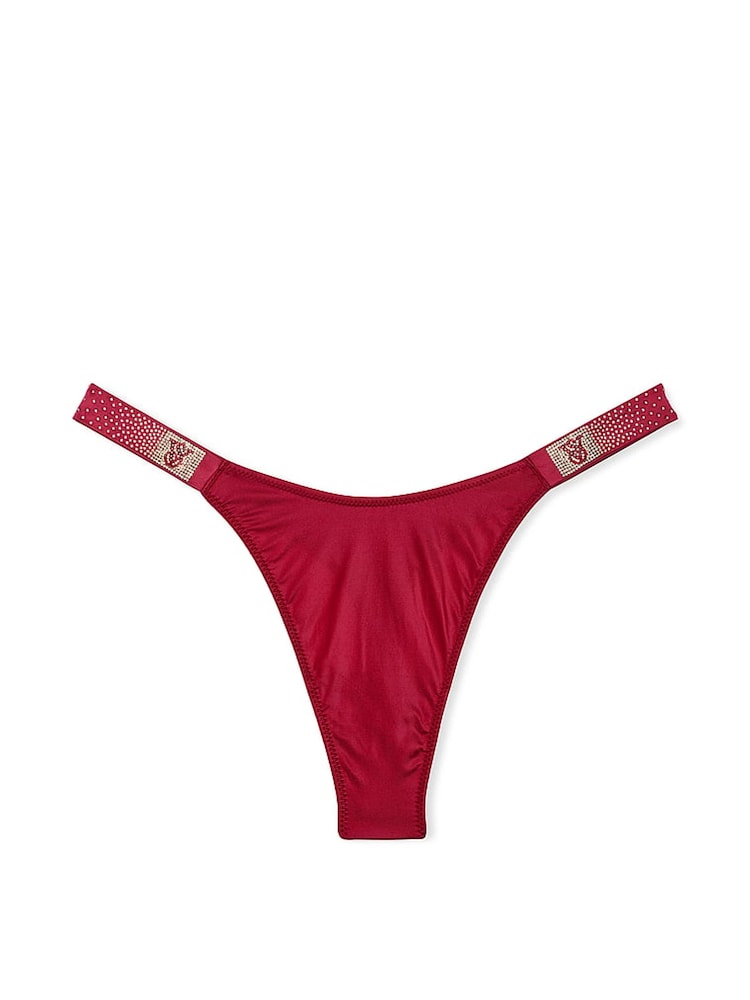 Lakrood - Victoria's Secret slipje met verspreide glinsterende bandjes - Image 3 of 3
