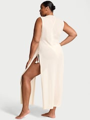 Victoria's Secret Candlelight White Bow Tie Maxi Cover Up - Image 2 of 3