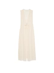 Victoria's Secret Candlelight White Bow Tie Maxi Cover Up - Image 3 of 3
