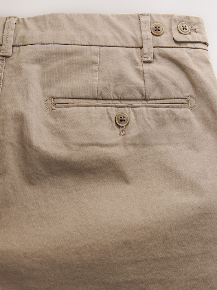 Stone Slim Fit Signature Chino Trousers With Silk - Image 4 of 4