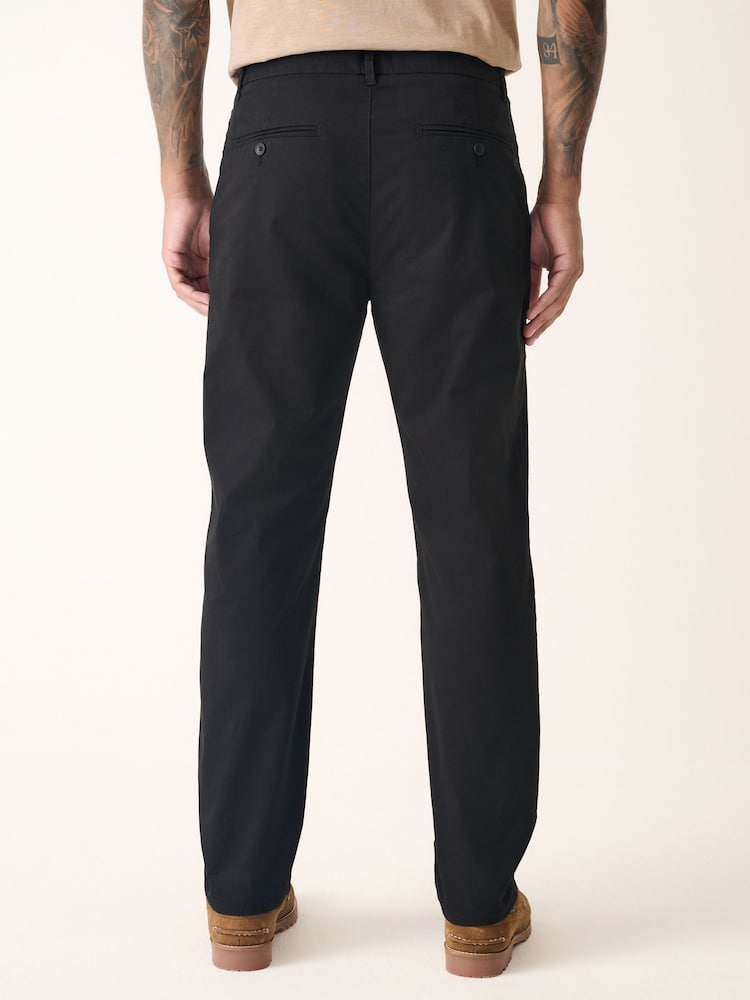 Negro - Lightweight Stretch Chino Trousers - Imagen 2 de 10