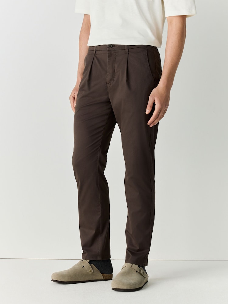 Marrón - Lightweight Stretch Chino Trousers - Imagen 1 de 10