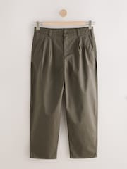 Marrón - Twin Pleat Workwear Summerweight Chinos - Imagen 1 de 5