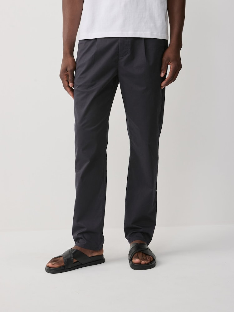 Azul marino - Lightweight Stretch Chino Trousers - Imagen 1 de 10