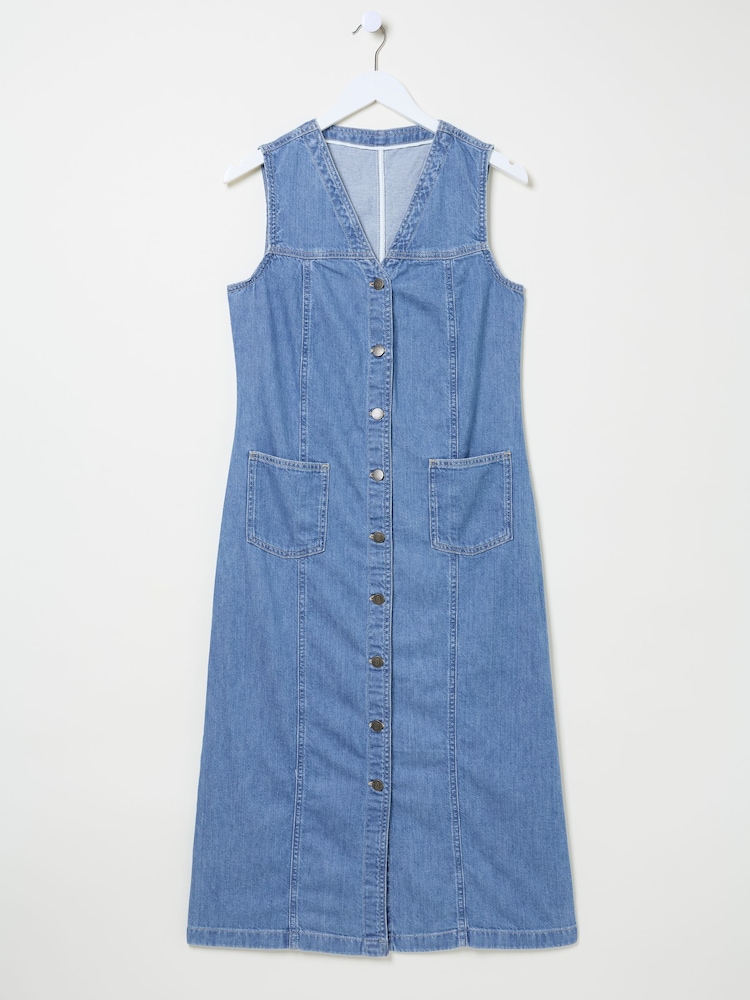 FatFace Denim 100 % Baumwoll-Etuikleid - Bild 6 von 6 FatFace Denim 100 % Baumwoll-Etuikleid - Bild 6 von 6