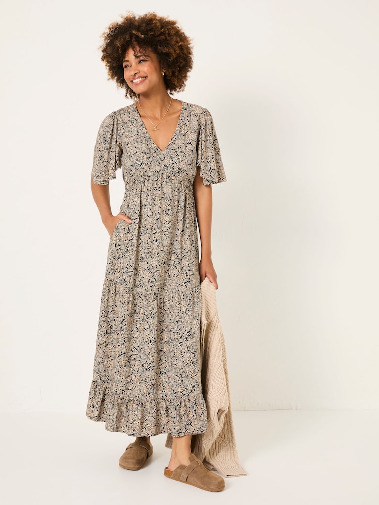 FatFace Black Grace Midi Dress - Image 2 of 6