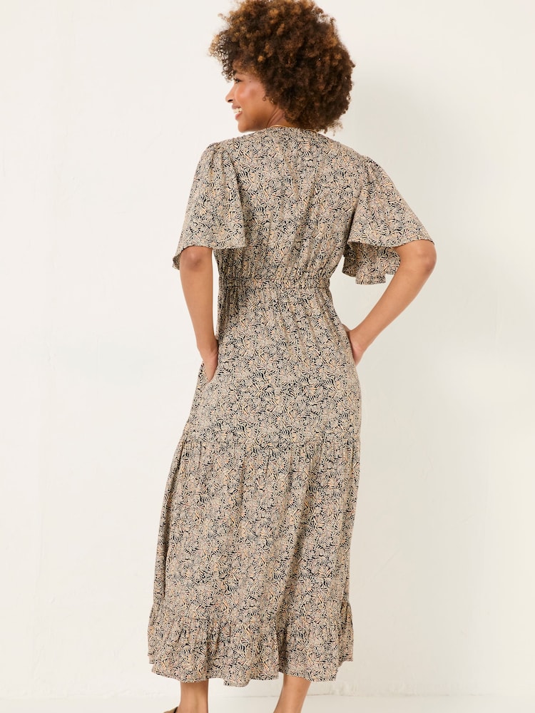 FatFace Black Grace Midi Dress - Image 3 of 6