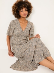 FatFace Black Grace Midi Dress - Image 4 of 6