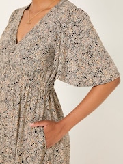 FatFace Black Grace Midi Dress - Image 5 of 6