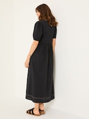 FatFace Black Remi Midi Dress - Image 2 of 5