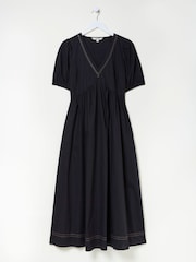 FatFace Black Remi Midi Dress - Image 5 of 5