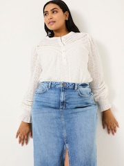 FatFace Ivory Bea Broderie Top - Image 7 of 10