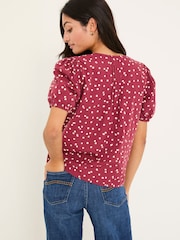 Bordeauxrood - FatFace Savannah Blouse - Image 3 of 5