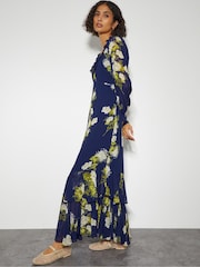 Monsoon Blue Rowena Floral Ruffle Dress - Image 5 of 5