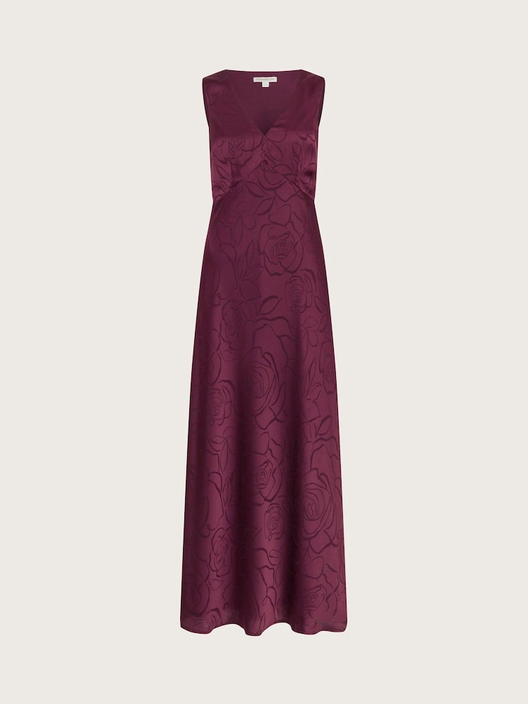 Monsoon Red Saira Slip Dress - Image 5 of 5