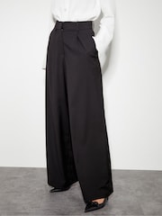 Monsoon Black Wendy Wide Leg Trousers - Image 2 of 4