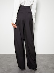 Monsoon Black Wendy Wide Leg Trousers - Image 4 of 4