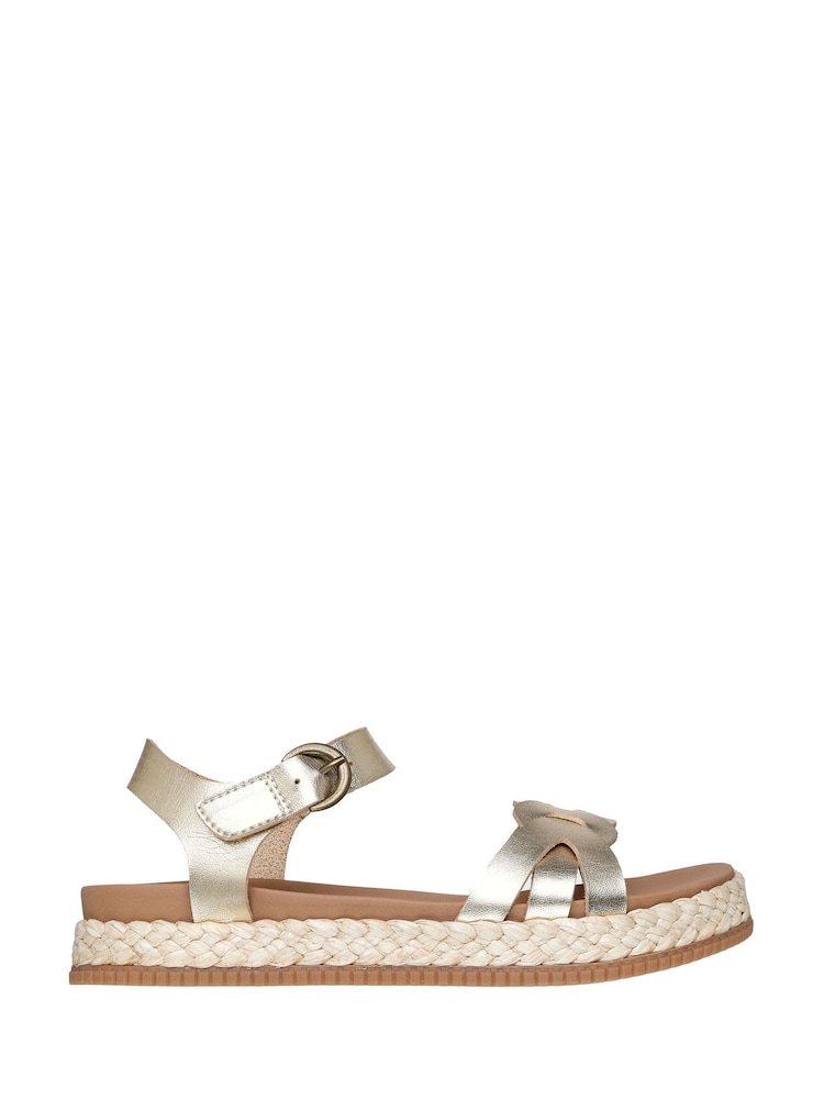 Skechers Gold Stormy Kiss Sandals - Image 1 of 3