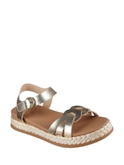 Skechers Gold Stormy Kiss Sandals - Image 2 of 3