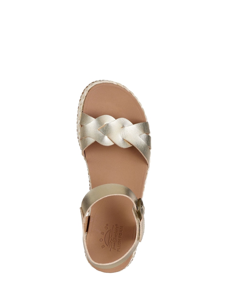 Skechers Gold Stormy Kiss Sandals - Image 3 of 3