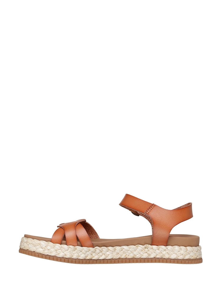 Skechers Tan Brown Stormy Kiss Sandals - Image 2 of 5