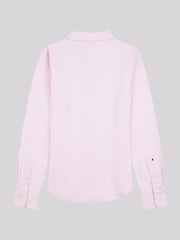 U.S. Polo Assn Pink U.S. Polo Assn. Womens Pink 100% Cotton Classic Fit Oxford Shirt - Image 6 of 8
