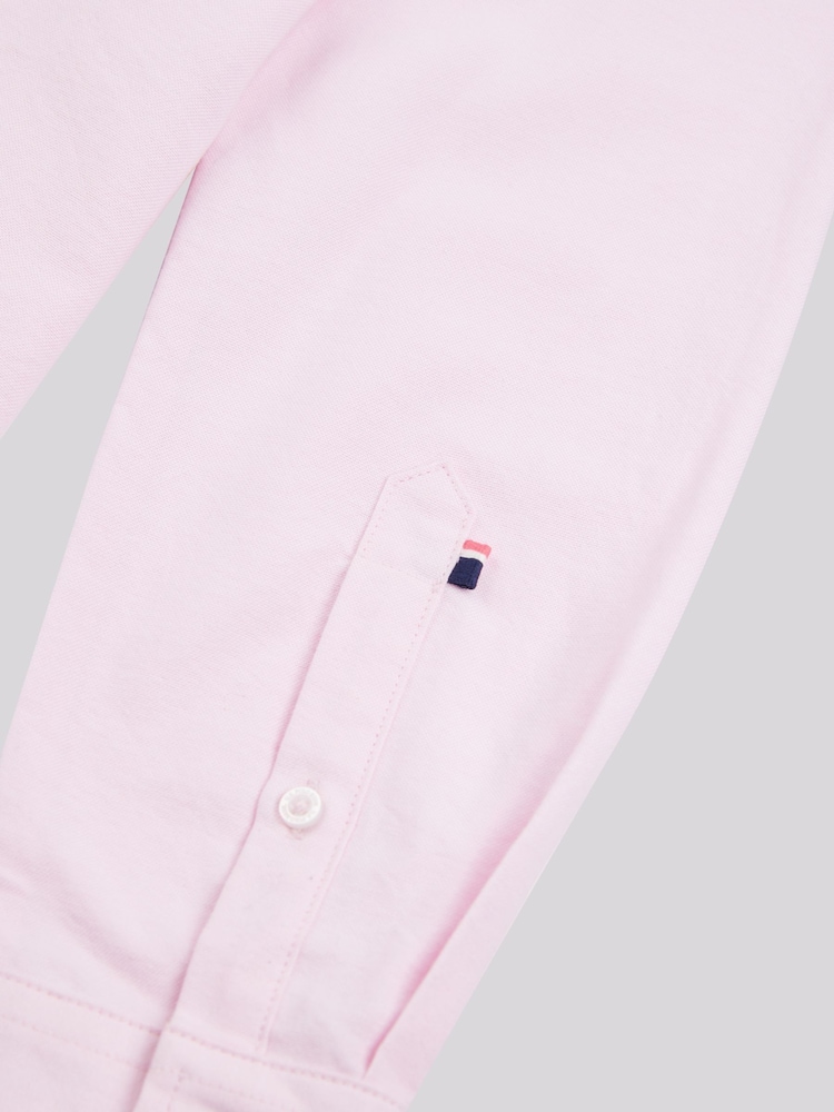 U.S. Polo Assn Pink U.S. Polo Assn. Womens Pink 100% Cotton Classic Fit Oxford Shirt - Image 8 of 8